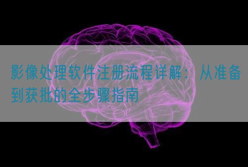 影像處理軟件注冊(cè)流程詳解：從準(zhǔn)備到獲批的全步驟指南(圖1)
