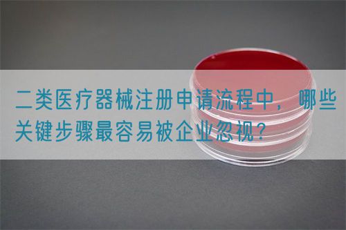 二類醫(yī)療器械注冊申請流程中，哪些關(guān)鍵步驟最容易被企業(yè)忽視？(圖1)