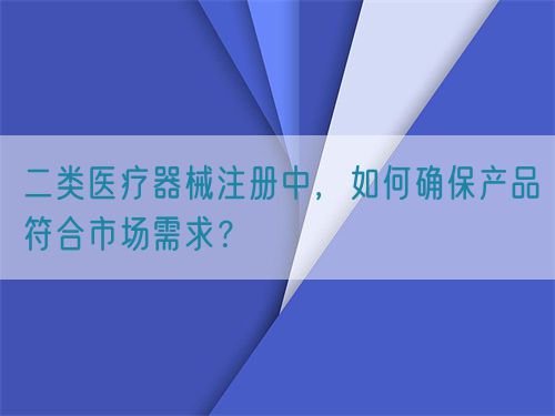 二類醫(yī)療器械注冊(cè)中，如何確保產(chǎn)品符合市場(chǎng)需求？(圖1)