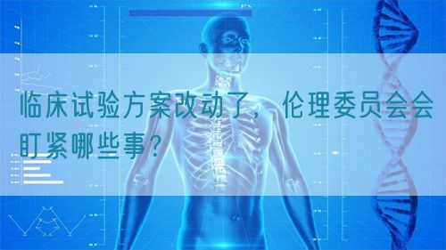 臨床試驗方案改動了，倫理委員會會盯緊哪些事？(圖1)